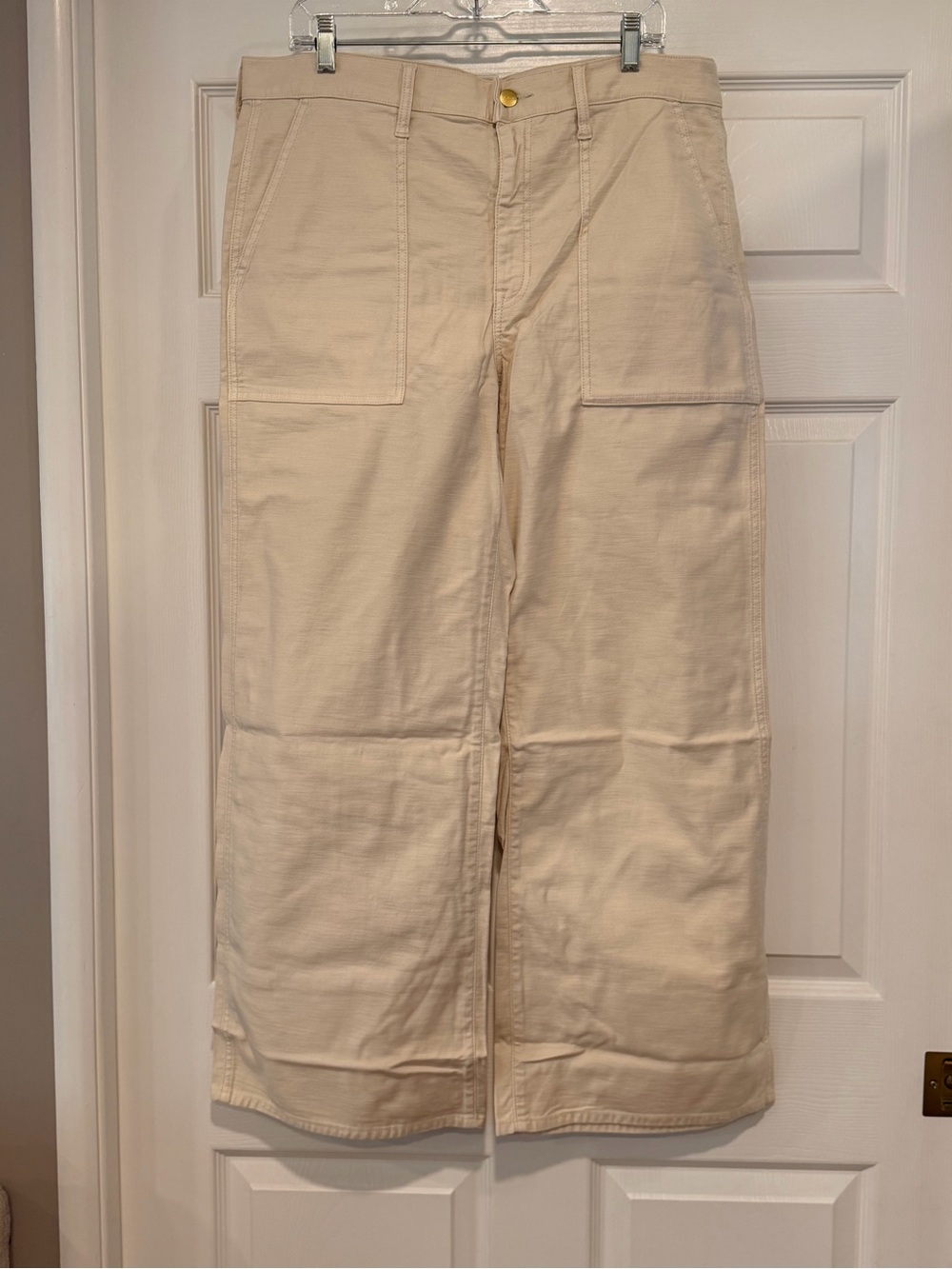 NWT J Crew Natural Camp-pocket wide-leg pant size 32 33 34 #JC4 - Picture 10 of 17
